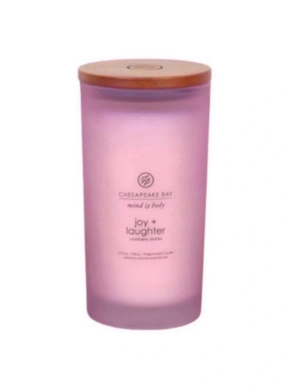 New Chesapeake Bay Mind and Body Joy and Laughter Cranberry Dahlia Candle